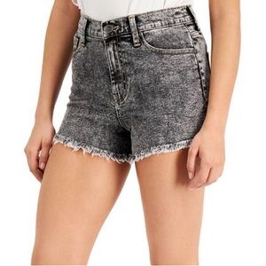Kendall & Kylie Jean shorts. Black/gray wash